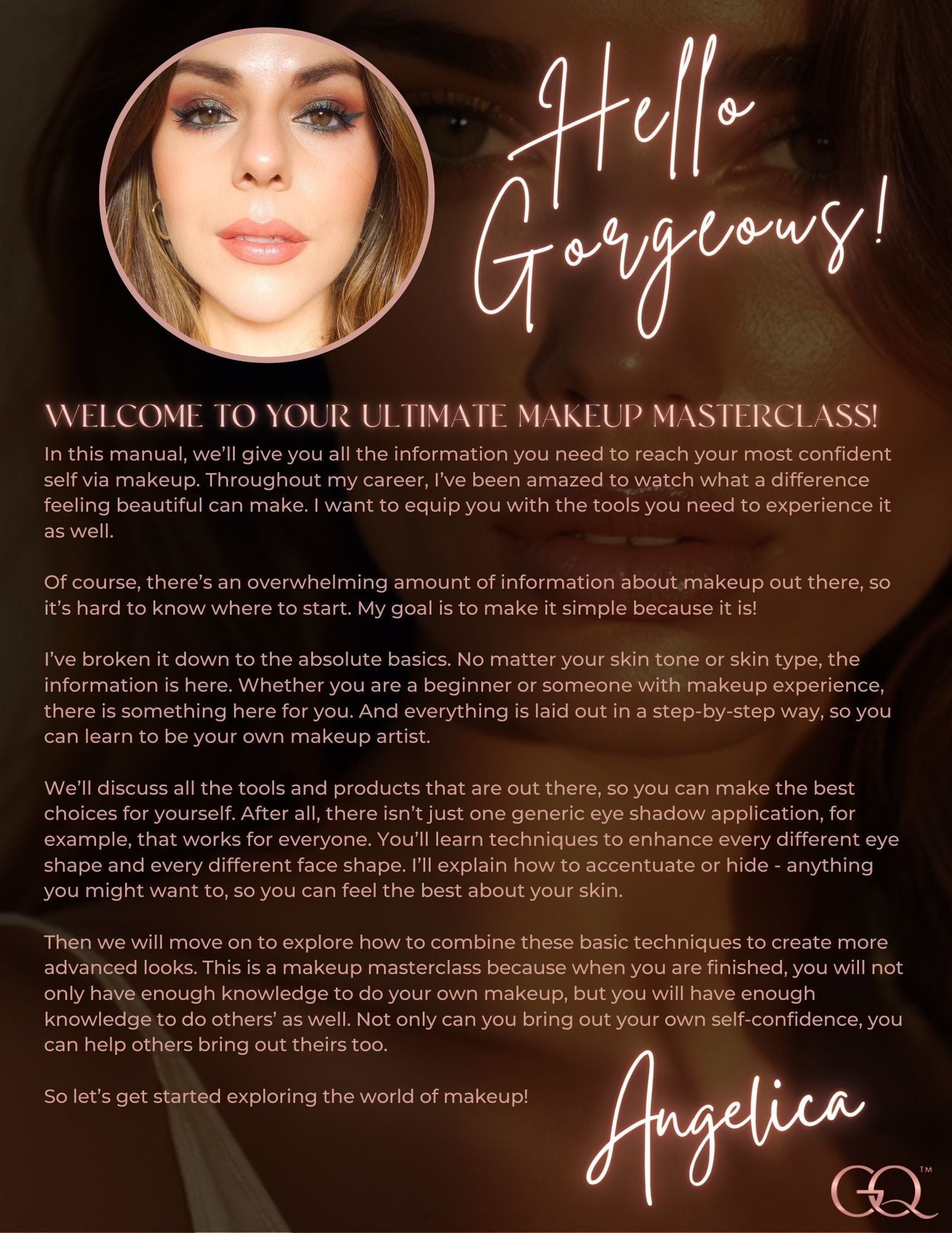 Ultimate Makeup Masterclass E-Book | GLOWNIQUE