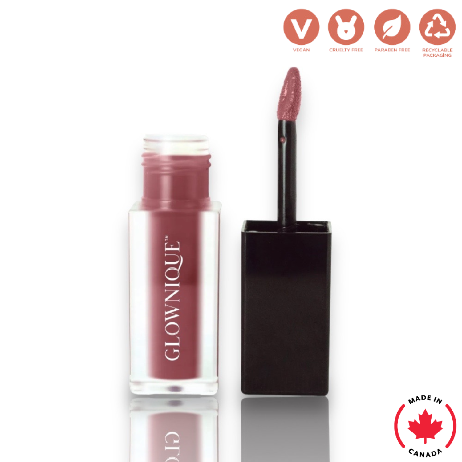 Matte Lip Stain - Dark Cherry (5ml) | GLOWNIQUE