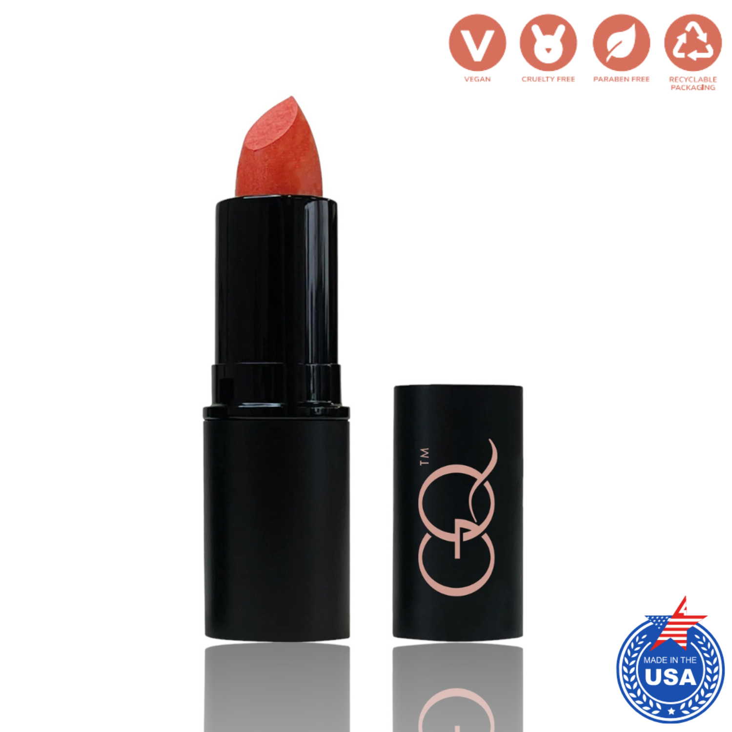 Lipstick - Fire Cracker Red (4.3ml) | GLOWNIQUE