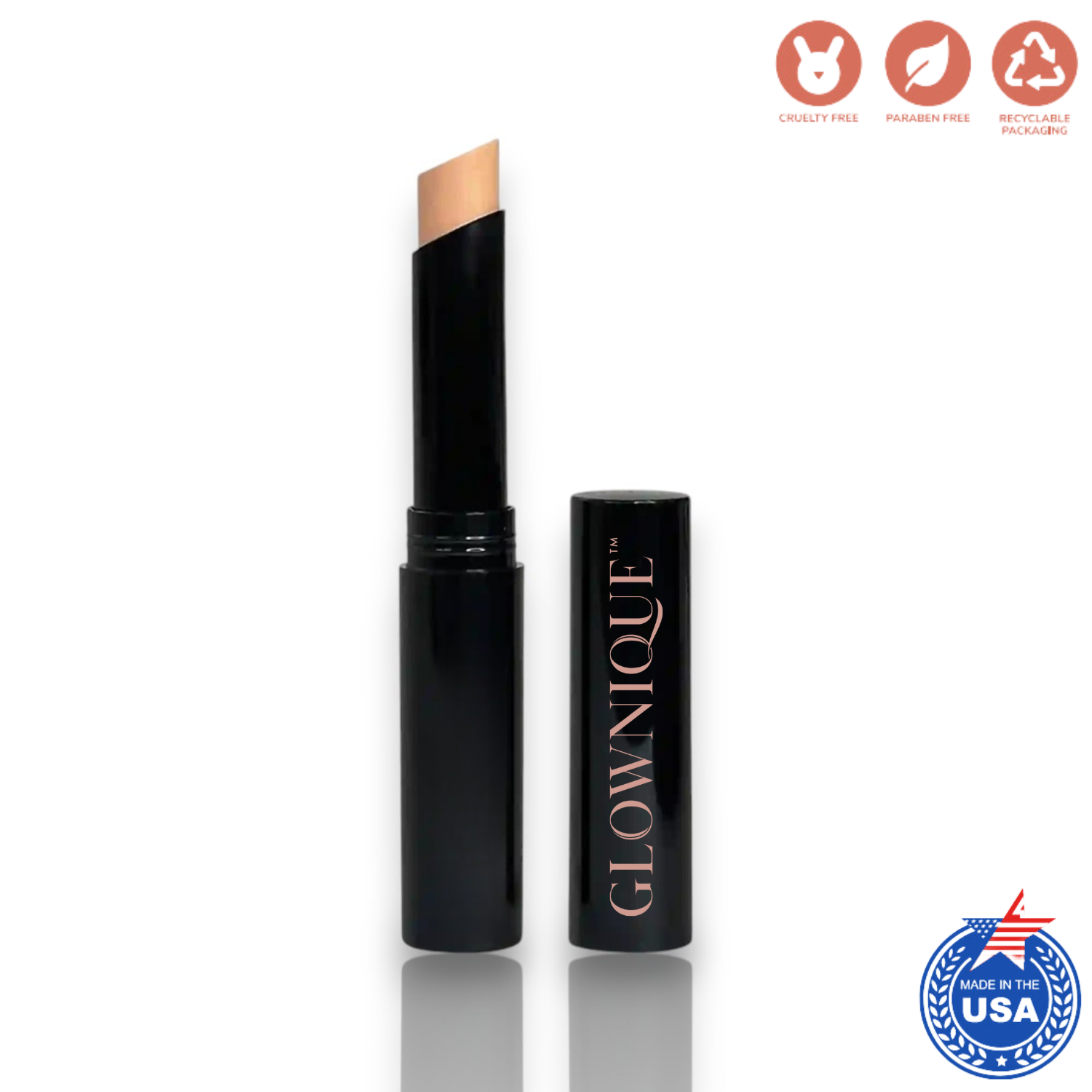 Creme Concealer Stick - Almond (2.5g) | GLOWNIQUE