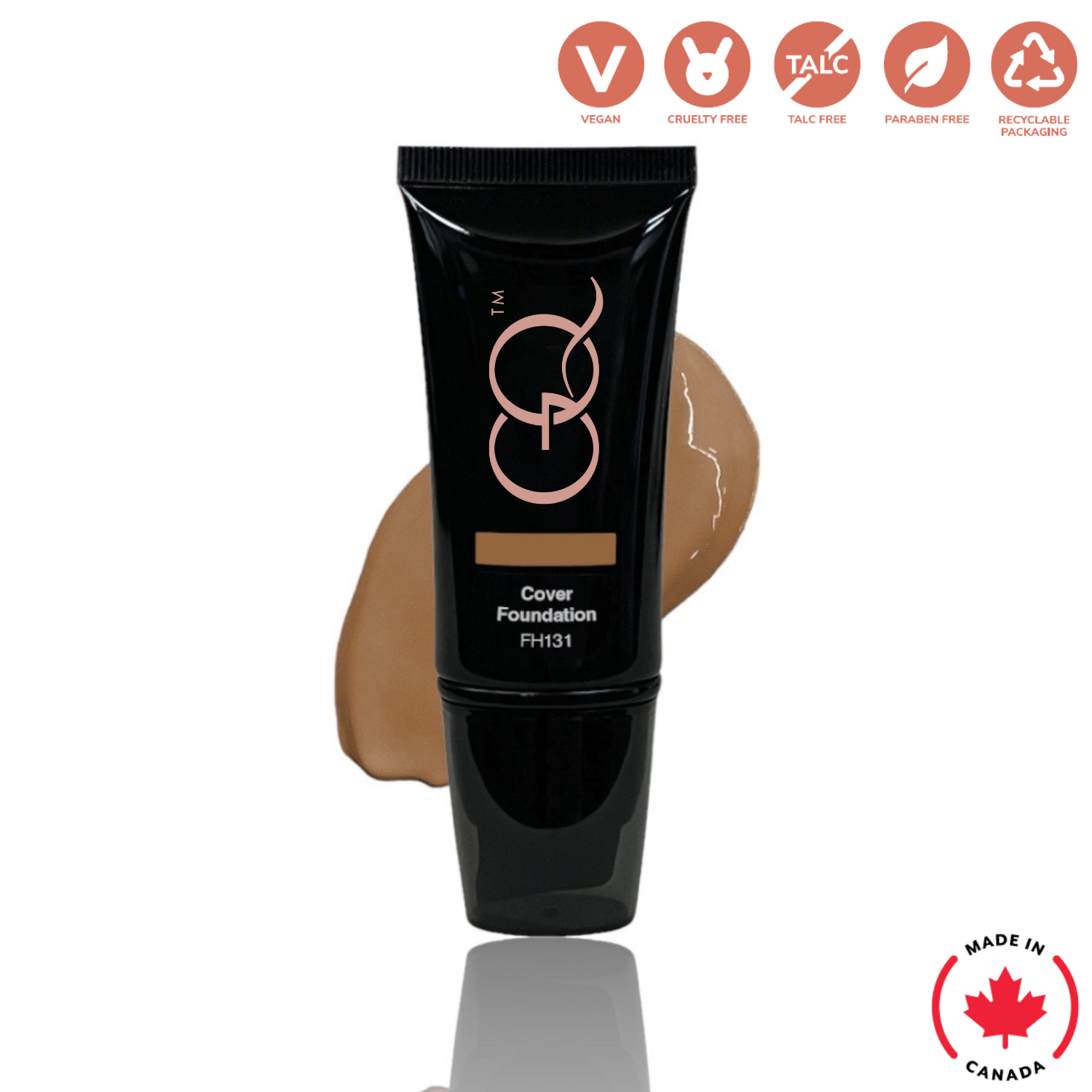 Full Cover Foundation - Coco (30ml) | GLOWNIQUE