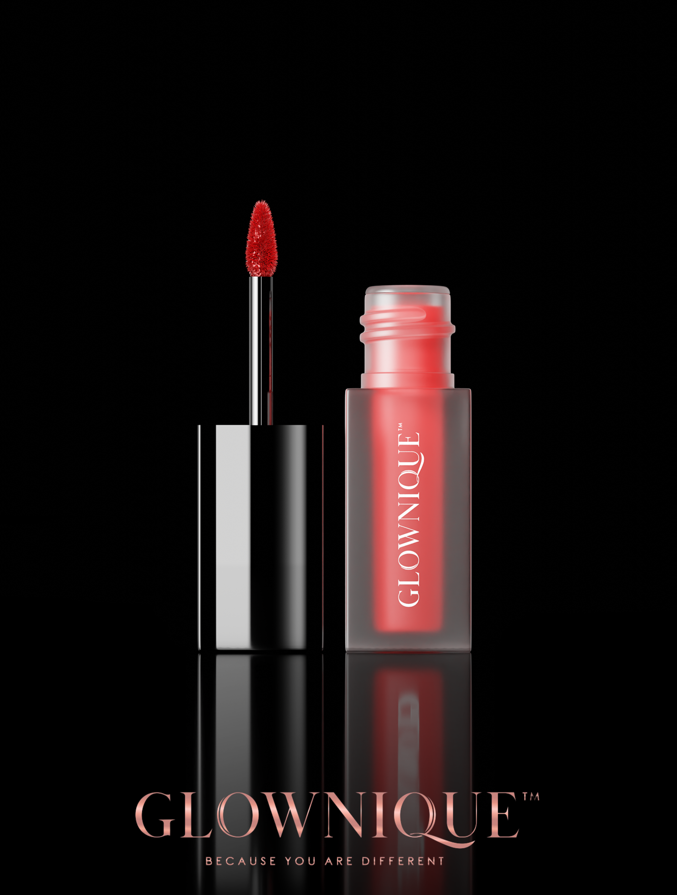 Matte Lip Stain - True Crimson | GLOWNIQUE